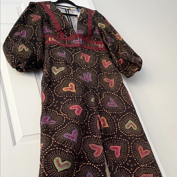 - Anthropologie NWT cotton Jumpsuit - Picture 7 of 10